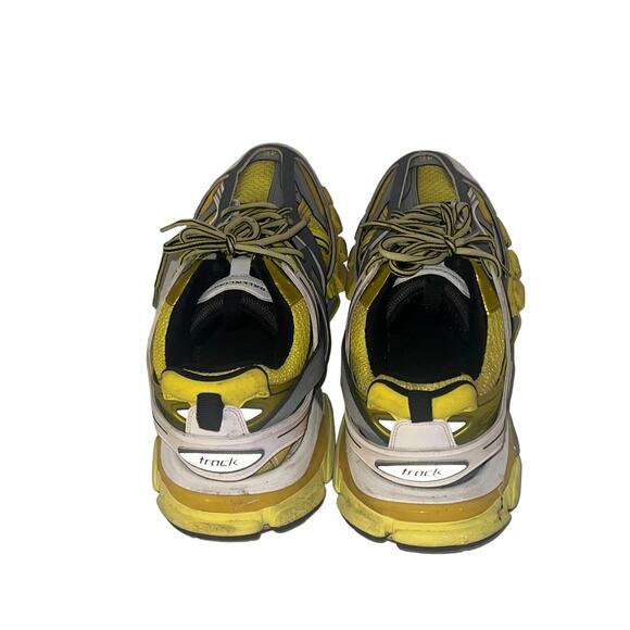 Balenciaga Men\'s Yellow & Grey Track Sneakers Size 12 main image 5